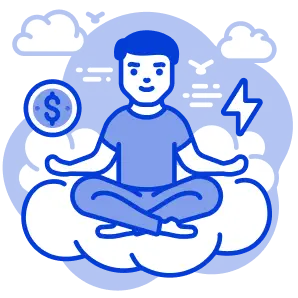 meditation money man work