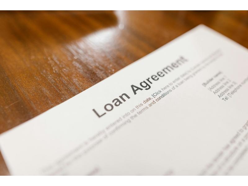 installment loans image of loan agreement